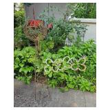 Garden Décor Horseshoe Butterflies