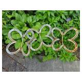 Garden Décor Horseshoe Butterflies