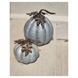 Folksy Tin Garden Pumpkins