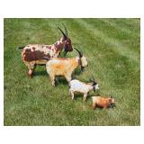 Folksy Iron Billy Goats