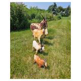 Folksy Iron Billy Goats