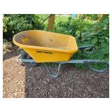 Rugged Resin Wheel Barrel