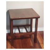 Modern Rich Wood Finish Accent Table