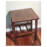 Modern Rich Wood Finish Accent Table