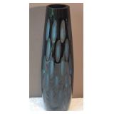 Mysterious Fine Studio Art Glass Vase - Midnight Blues