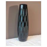 Mysterious Fine Studio Art Glass Vase - Midnight Blues