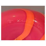 *SIGNED* Brilliant Fine Art Studio Glass Vase - Crimson Fire