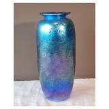Iridescent  Art Glass Vase
