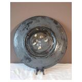 Enthralling Studio Art Ceramic Charger Platter - Signed - Dark Nebula