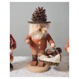 Festive Christmas Smoker Nutcracker Set - (3)