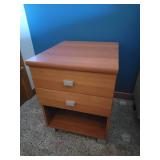 Chic Modern 2-Drawer Bedside Table