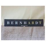 Bernhardt Furniture Co. - Elegant Tacked Rolled Armchair - Light Beige