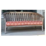 Stylish Outdoor Teak Garden Bench