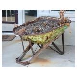 Rustic Garden Wheelbarrow Planter