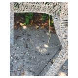 Spellbinding Silver Tinsel Lit Reindeer Christmas Lawn Ornament Pair