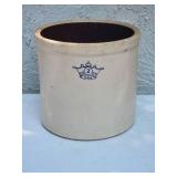 Antique Blue Crown Earthenware Crock #12