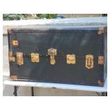 Antique Wisconsin Cartage Steamer Trunk - Wheary Trunk Co.