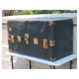 Antique Wisconsin Cartage Steamer Trunk - Wheary Trunk Co.
