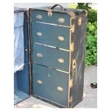 Antique Wisconsin Cartage Steamer Trunk - Wheary Trunk Co.