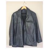 Kenneth Cole Reaction Noir Leather Jacket - Black