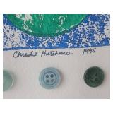 Local Fine Art Original Mixed Media - Christine Simons-Hutchins - Missing Buttons