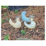Folksy Garden Chickens
