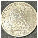 1854-O Seated Liberty Half Dollar