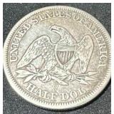 1854-O Seated Liberty Half Dollar