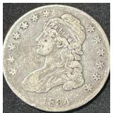 1834 Capped Bust Half Dollar
