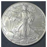 2004 1oz .999 Silver American Eagle