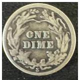 1888 Seated Liberty Dime