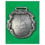 John Deere Metal Watch FOB