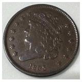 1835 Classic Head Half Cent
