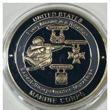 Marine Corps Expert Sharpshooter Marksman Token