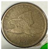 1858 Flying Eagle Cent