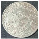 1831 Capped Bust Half Dollar