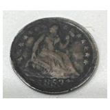 1853 Seated Liberty Half Dime