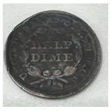1853 Seated Liberty Half Dime