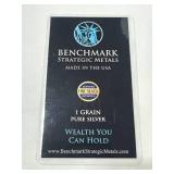 1 Grain .999 Silver Bar