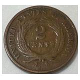 1865 Two Cent Piece