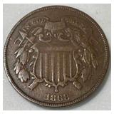 1868 Two Cent Piece