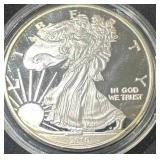 2016 American Eagle Layered in .999 Silver