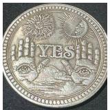 Strange Yes & No Coin