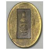 Army Navy Drink Coca Cola Brass Token