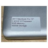 2011 MacBook Pro 13" Laptop