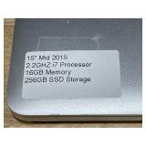 Mid 2015 Apple 15" Laptop