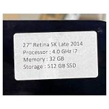 Late 2014 Apple 27" Retina 5K Desktop