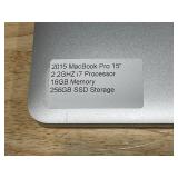 2015 MacBook Pro 15" Laptop