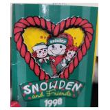 LOT of Seven 1998 Snowden and Friends Holiday Animals Frosty, Reindeer