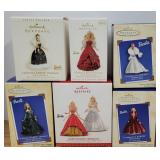 LOT of Six Hallmark Special Edition Barbie Ornaments NIB (LOT 6 of 8)